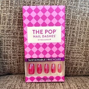 Red Aspen The Pop medium coffinNail Dashes- Showtime Shylo